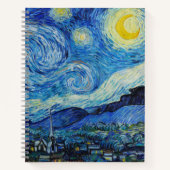 The Starry Night - Vincent Van Gogh ノートブック (正面)