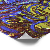 The Starry Night, Vincent van Gogh ポスター (角)