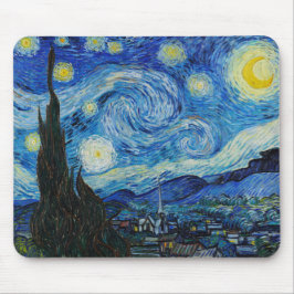The Starry Night - Vincent Van Gogh マウスパッド