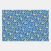 The Starry Night - Vincent Van Gogh ラッピングペーパーシート (正面3)