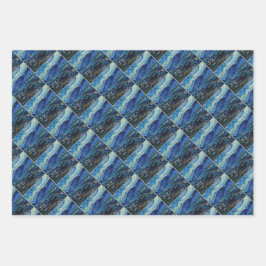 The Starry Night - Vincent Van Gogh ラッピングペーパーシート