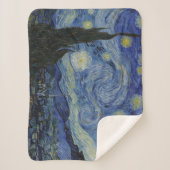 The Starry Night (Vincent van Gogh) (Famous Art) シェルパブランケット (正面)