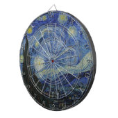 The Starry Night (Vincent van Gogh) (Famous Art) ダーツボード (正面右)