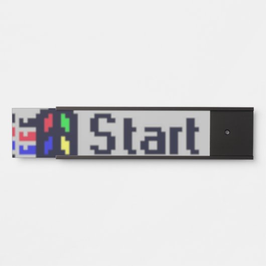 The Start Button  サインプレート (正面)