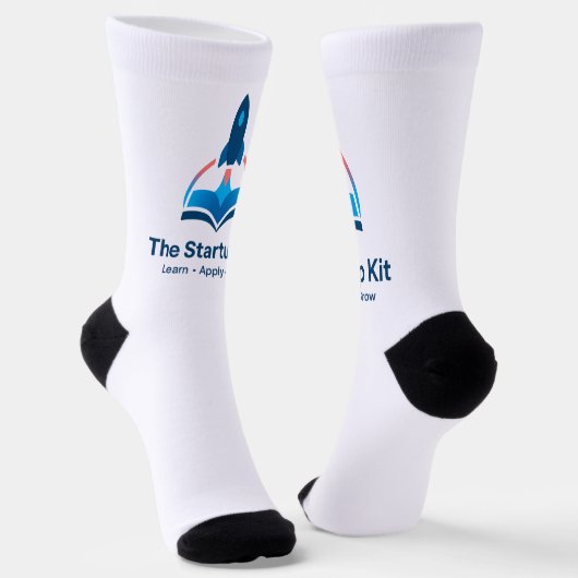 The Startup Kit Rocket Logo Crew Socks ソックス (傾斜あり)
