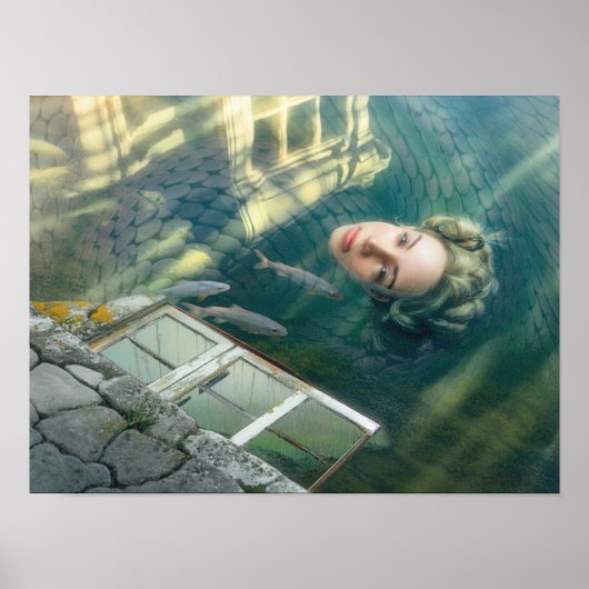 The Static Poster Print Wall Art Surreal Absurdism ポスター (正面)