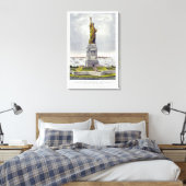 The Statue of Liberty, The Great Bartholdi Statue キャンバスプリント (インサイチュ (寝室))