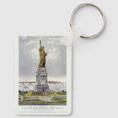 The Statue of Liberty, The Great Bartholdi Statue キーホルダー (裏面)