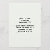 The Statue of Liberty, The Great Bartholdi Statue 招待状 (裏面)