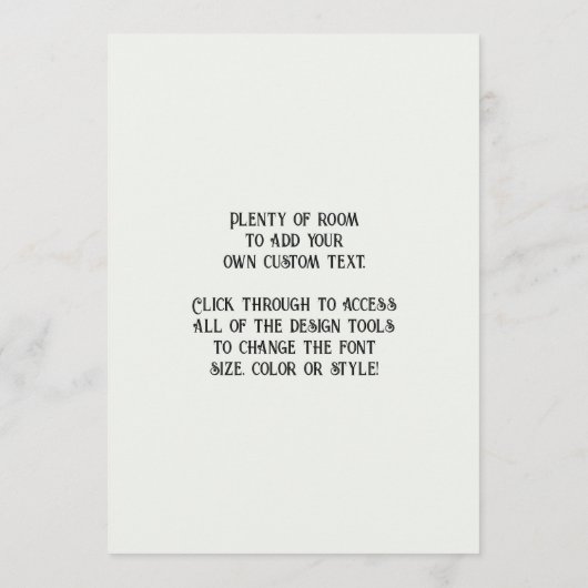 The Statue of Liberty, The Great Bartholdi Statue 招待状 (裏面)