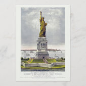 The Statue of Liberty, The Great Bartholdi Statue 招待状 (正面)