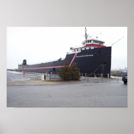 The Steamship William G. Mather Poster ポスター (正面)