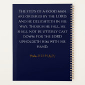 The Steps of a Good Man Planner プランナー手帳 (裏面)