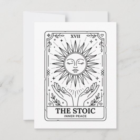 The Stoic Tarot Card ノートカード (正面)