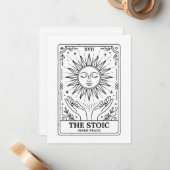The Stoic Tarot Card ノートカード (正面/裏面インサイチュ)
