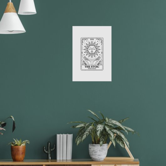  The Stoic Tarot Card: Inner Peace  ポスター (リビング1)