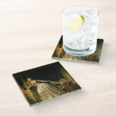 The Stolen Kiss Fragonard ガラスコースター (アングル)