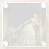 The Stolen Kiss Fragonard ガラスコースター (裏面)