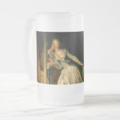 The Stolen Kiss Fragonard フロストグラスビールジョッキ (正面左)