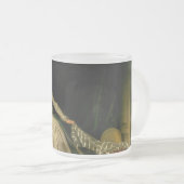 The Stolen Kiss Fragonard フロストグラスマグカップ (正面右)