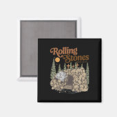 The Stone Was Rolled Away He Is Alive Retro Christ マグネット (正面/裏面)