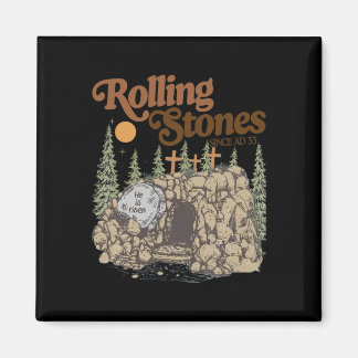 The Stone Was Rolled Away He Is Alive Retro Christ マグネット
