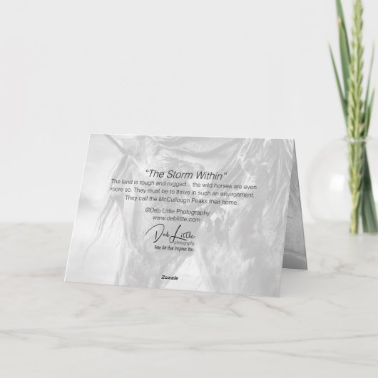 "The Storm Within" – グリーティングカード (裏面)