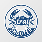 The Strait Shooter Coastal Crab Logo Window Cling ウィンドウサイン (シート)