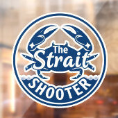The Strait Shooter Coastal Crab Logo Window Cling ウィンドウサイン (シート2)