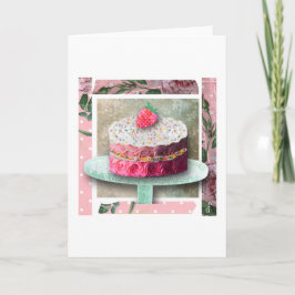 The Strawberry Rose Confection カード