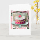 The Strawberry Rose Confection カード (黄色い花)