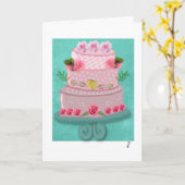 The Strawberry Rose Confection カード (黄色い花)