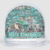 The Streets of North Tonawanda Snow Globe (裏面)