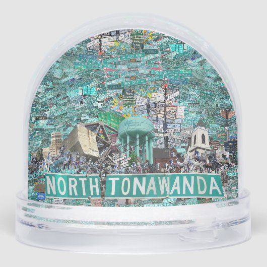 The Streets of North Tonawanda Snow Globe (裏面)