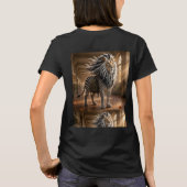 The Striped Scholar | Fantasy Lion Zebra Adventure Tシャツ (裏面)