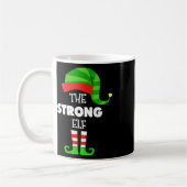 The Strong Elf Group Matching Family Christmas Pjs コーヒーマグカップ (左)