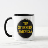 The Stubborn American Bold Emblem mug マグカップ (左)