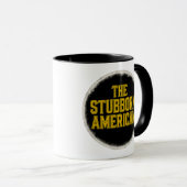 The Stubborn American Bold Emblem mug マグカップ (正面右)