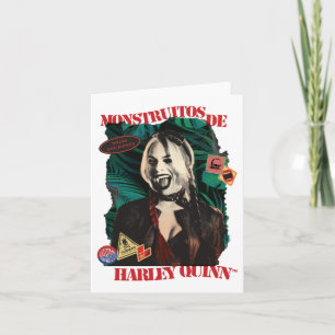 The Suicide Squad Harley Quinn Winking ノートカード