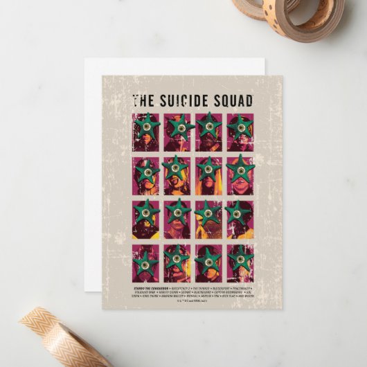 The Suicide Squad | Starro Squad Edition ノートカード (正面/裏面インサイチュ)