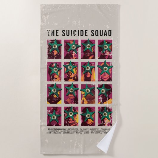 The Suicide Squad | Starro Squad Edition ビーチタオル (正面)