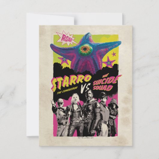 The Suicide Squad | Starro Vs The Suicide Squad ノートカード (正面)