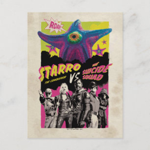 The Suicide Squad Starro Vs The Suicide Squad ポストカード