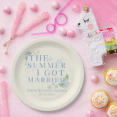 The Summer I -得 Coastal 結婚's ペーパープレート (パーティー)