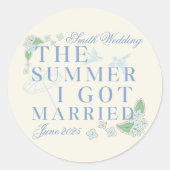 The Summer I -得 Coastal 結婚's ラウンドシール (正面)