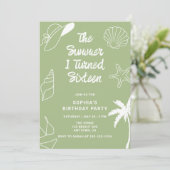 The Summer I Turned Sixteen 16th Birthday Party 招待状 (スタンド正面)