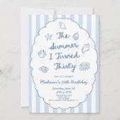 The Summer I Turned Thirty 30th Birthday Party 招待状 (正面)