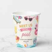 The Summer Pool Birthday 紙コップ (裏面)