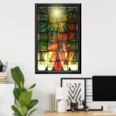 The sun ポスター (ホームオフィス)