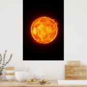 The Sun – 私たち太陽ののシステムの生命の与え星 ポスター (キッチン)